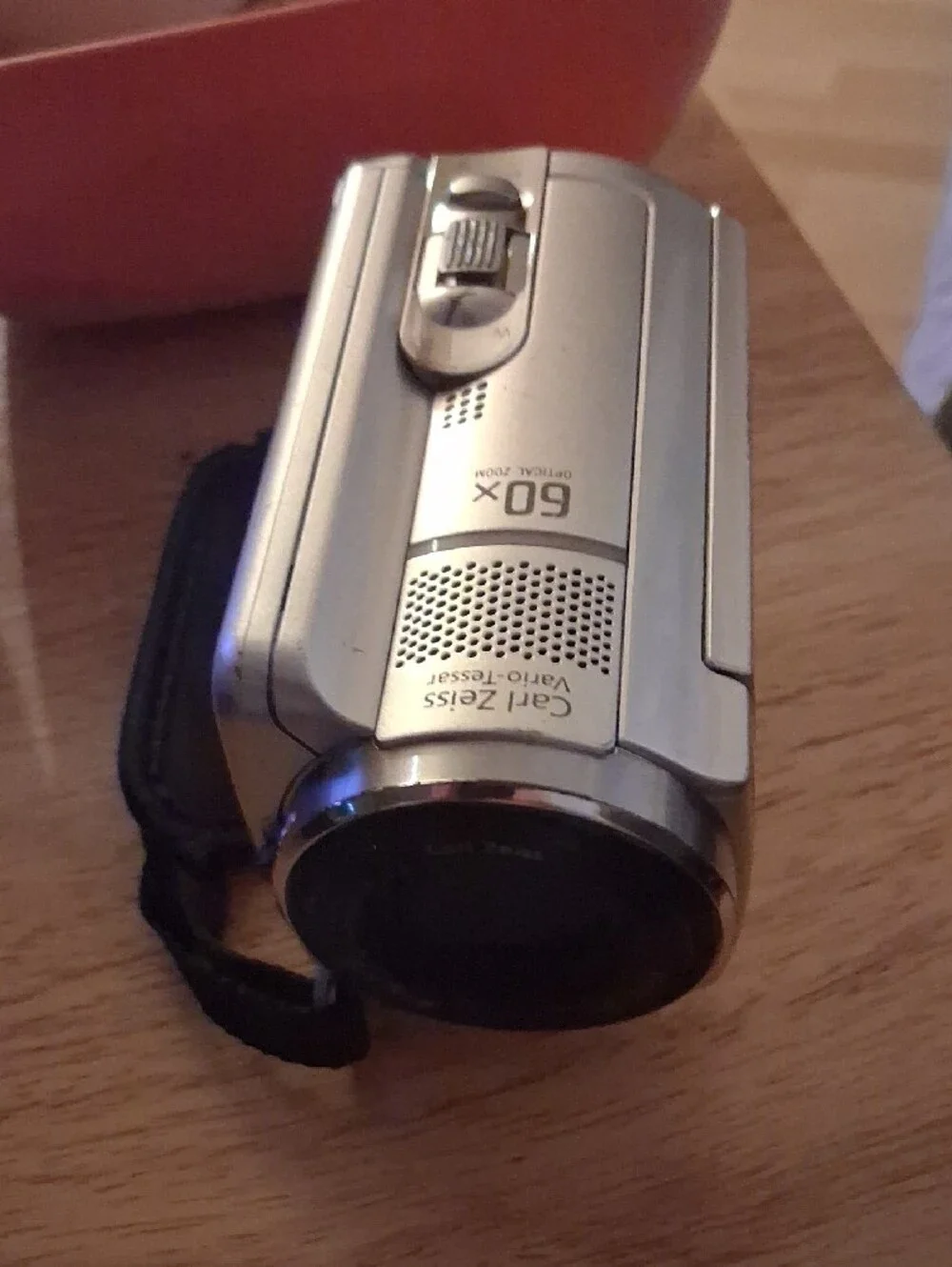 Sony Handycam DCR-SR68 Silver Camcorder - 80GB, 60x Optical Zoom